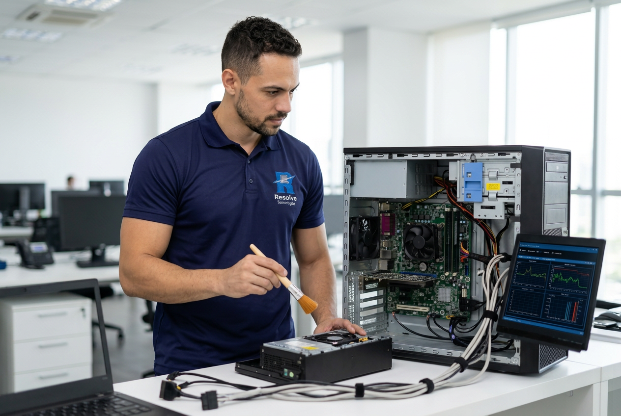 Manutenção preventiva de computadores para empresas: por que evita paradas e reduz custos?
